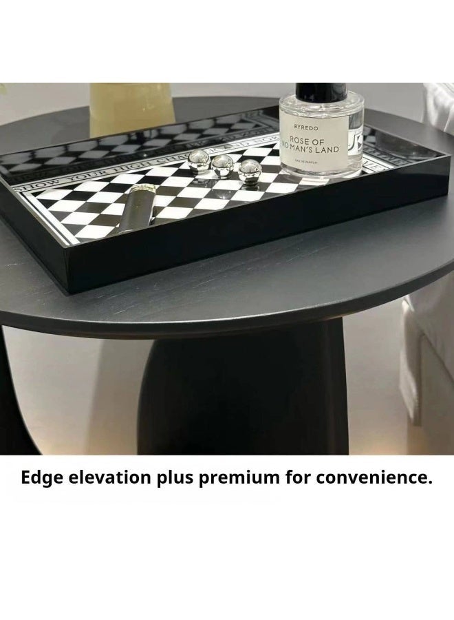 بيتلا صينية تقديم أكريليك مستطيلة، صينية تخزين أنيقة وفاخرة مقاومة للماء وسهلة التنظيف، منظم ديكوري للمنزل والحمام وغرفة المعيشة – نقش زهور كلاسيكية - Image 5